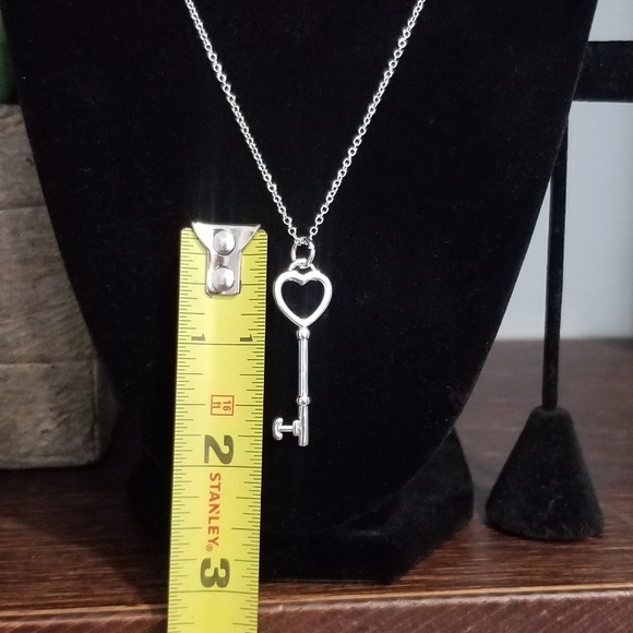 💎STERLING SILVER NECKLACE AND EARRINGS - Picture 2 of 6